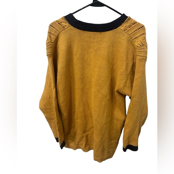 Vintage Cable Knit Sweater Preppy Academia Size Small - Picture 3 of 4